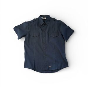Workrite Classic Navy Men's Button-Down Shirt